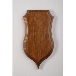 Écusson pour trophée de chasse, massacre version F, fabrication UBM en Côte d'Or
