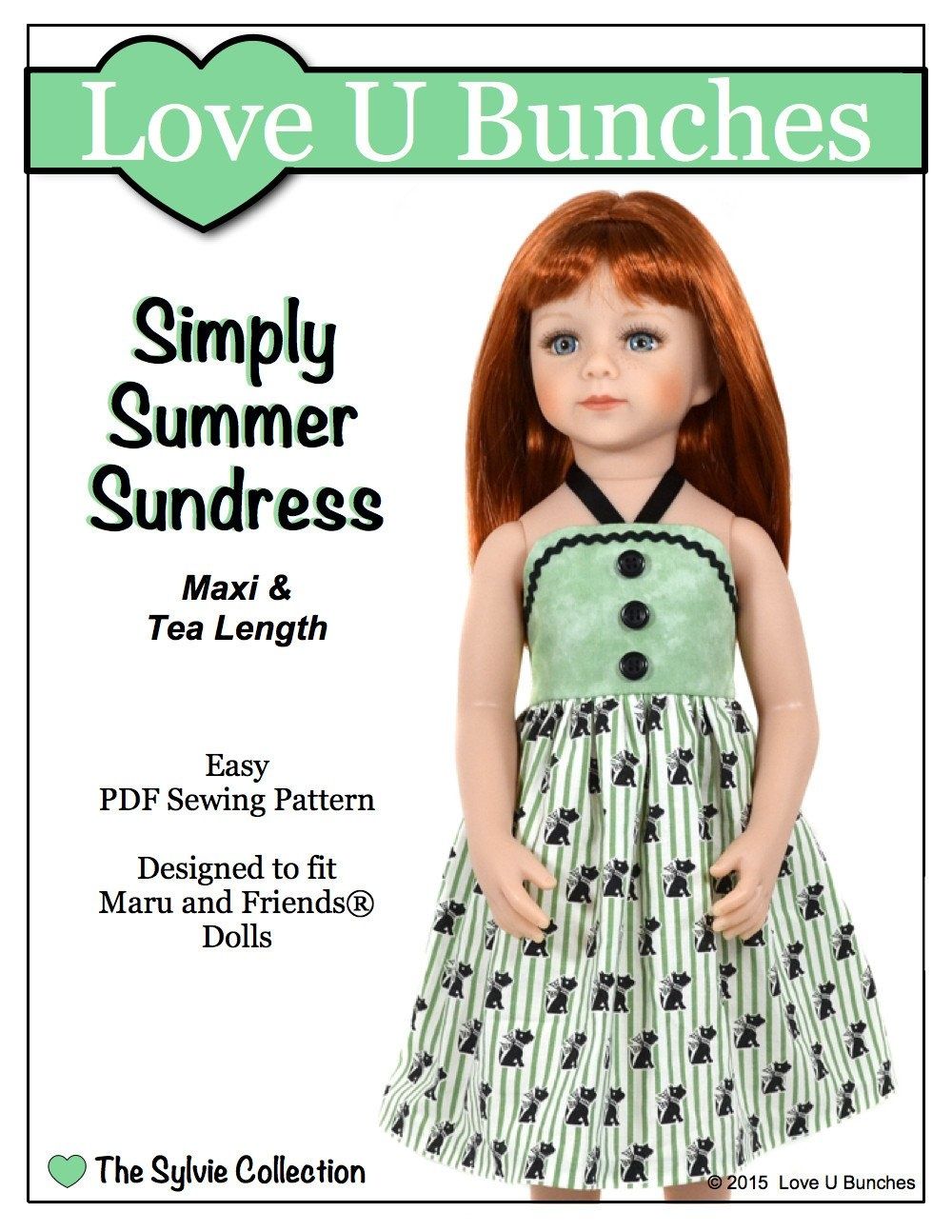 Patron de robe pour poupée Kidz and Catz