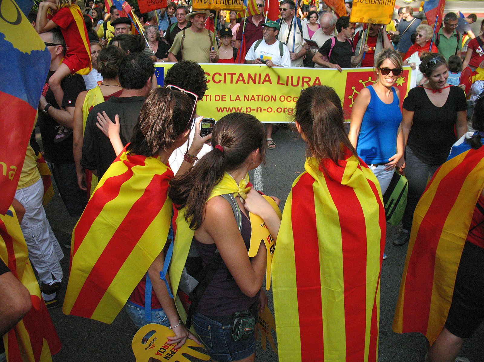 Le 11 septembre 2012, à Barcelone. "Photo Pellet Jean-Marc"
