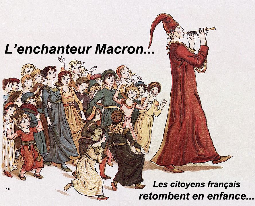 Macron, le joueur de pipo...