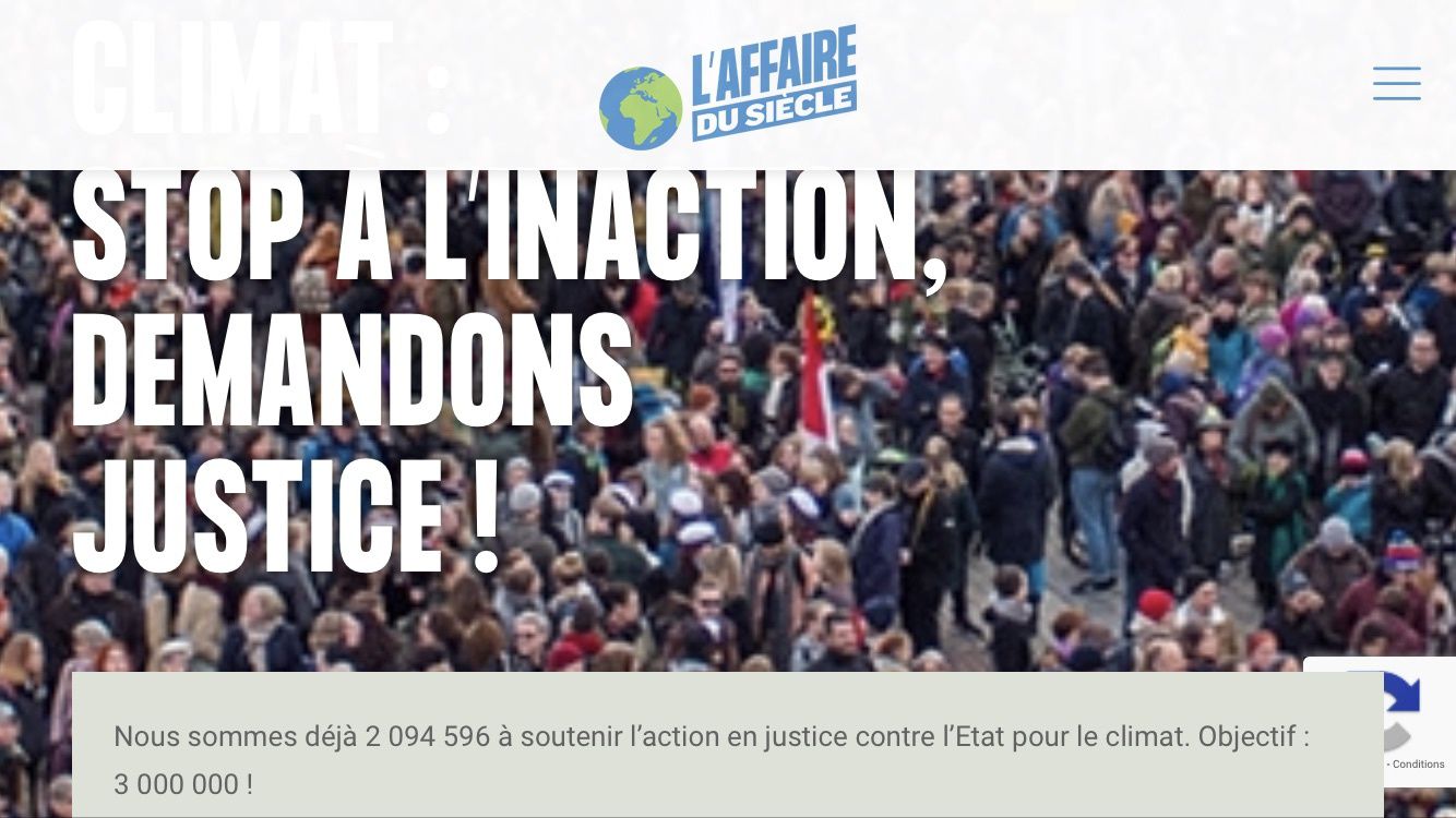 Nous sommes plus de 2 millions… à soutenir l’action en justice contre l’Etat POUR LE CLIMAT ! 