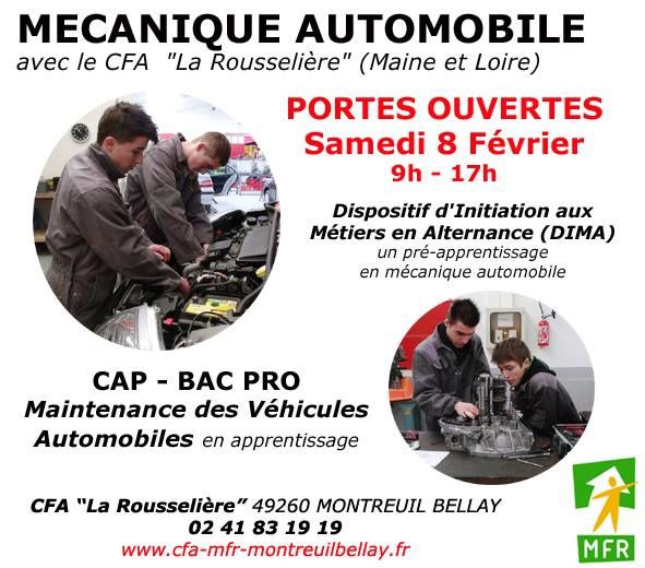 Mécanique Automobile - CFA-MFR La Rousselière