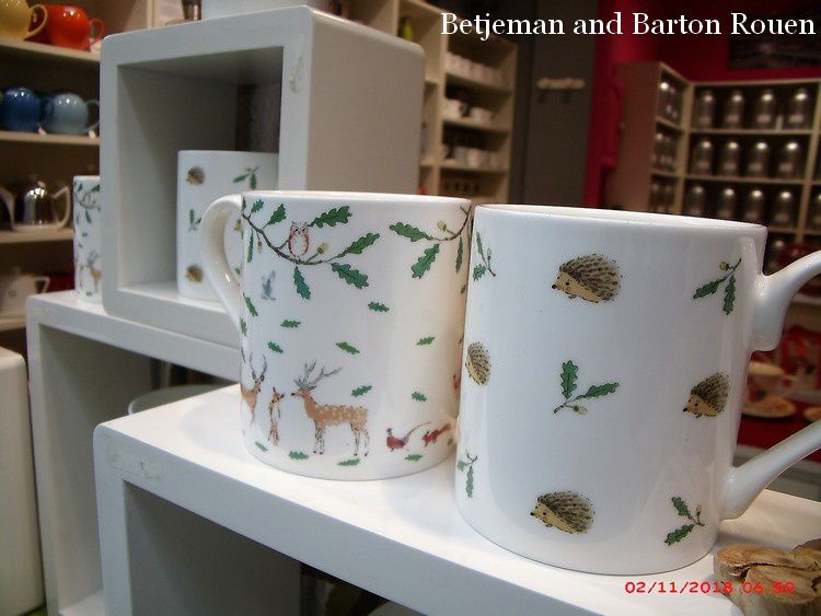 Mugs animaux de la forêt - BETJEMAN & BARTON - ROUEN