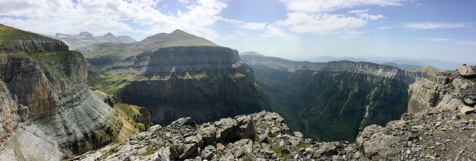 Les vires de la Escuzana et des Fleurs