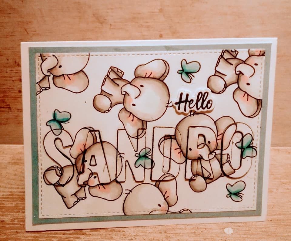 Cadeau de naissance et sa carte assorti...