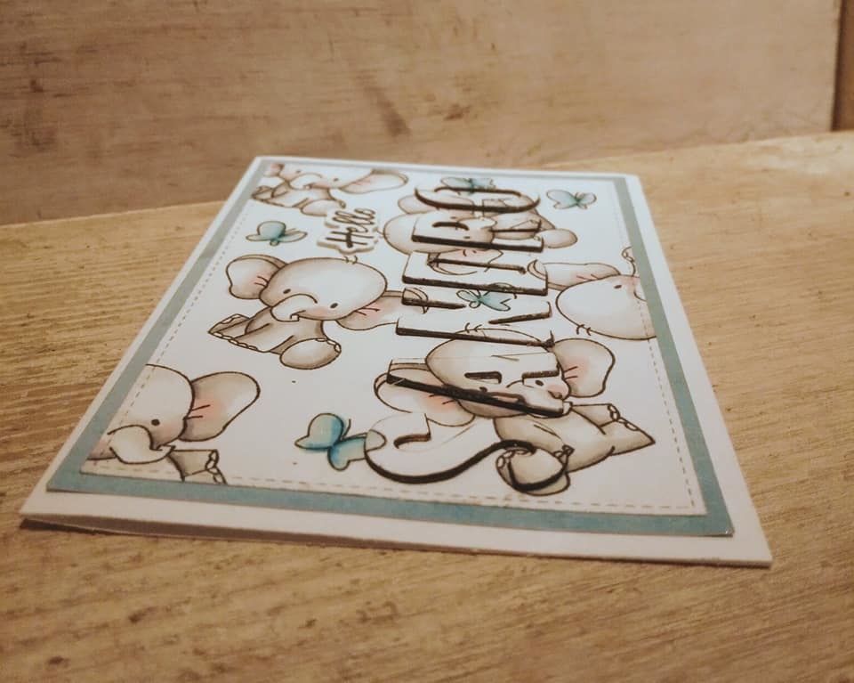 Cadeau de naissance et sa carte assorti...