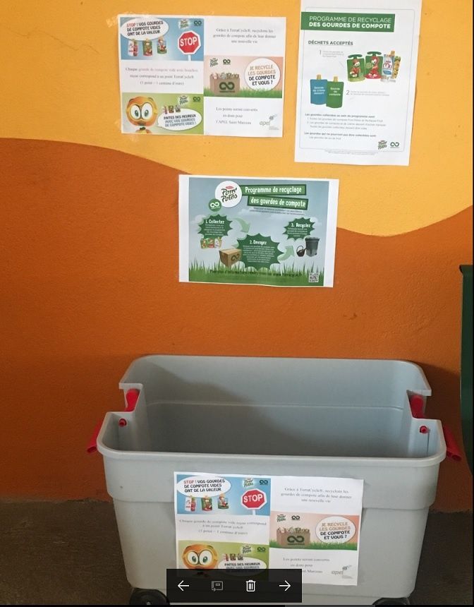 Opération Recyclage des Gourdes de compote le blog apelstmarceau