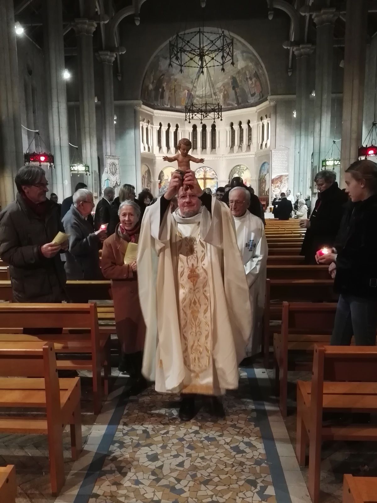 Messe de la nuit de Noël 2018 à Notre-Dame de Lourdes à Sotteville-lès-Rouen