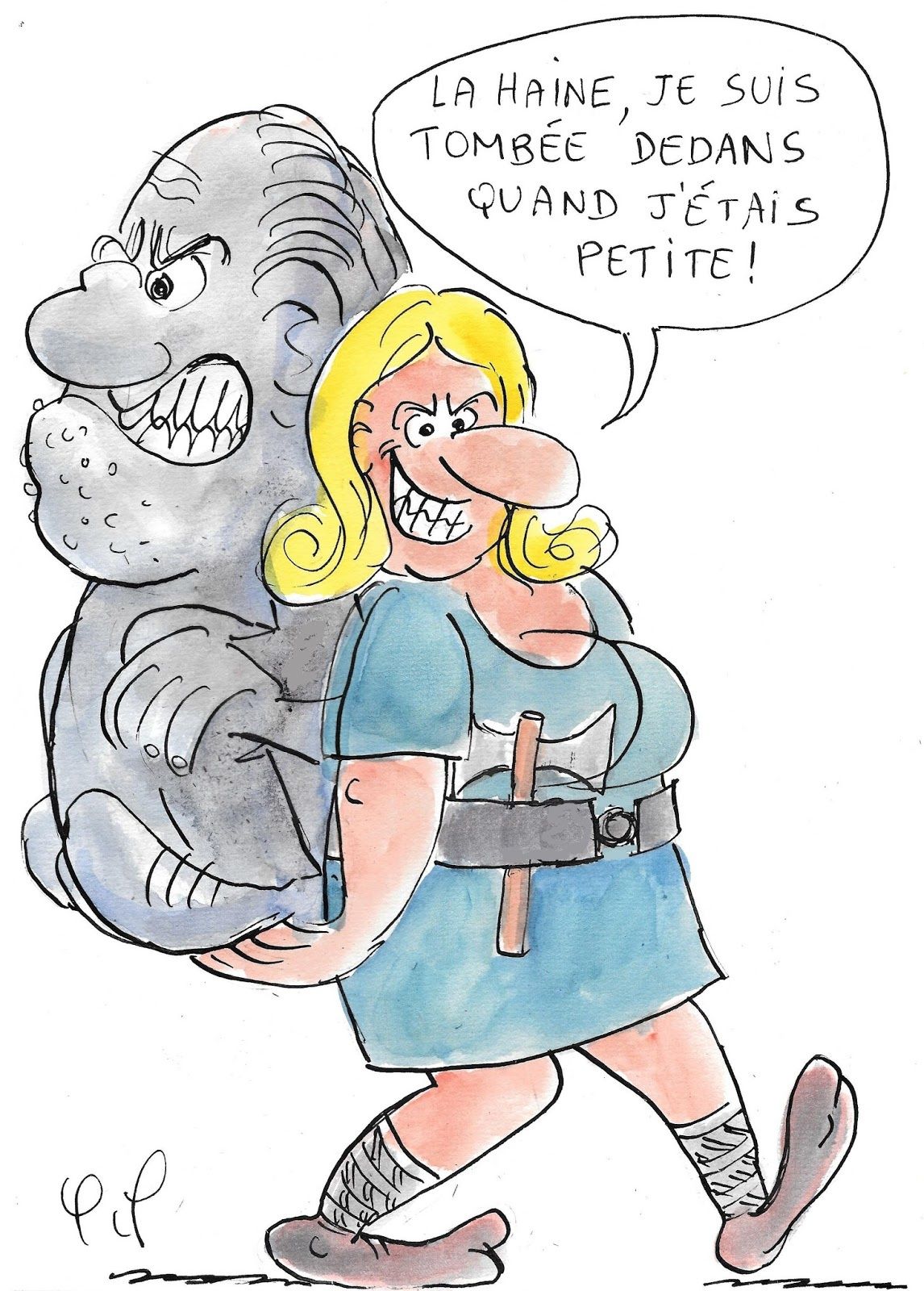 Marine Le Pen Chassez Le Naturel Il Revient Au Galop Syndicat Cgt Auto Inergy Division Groupe Plastic Omnium
