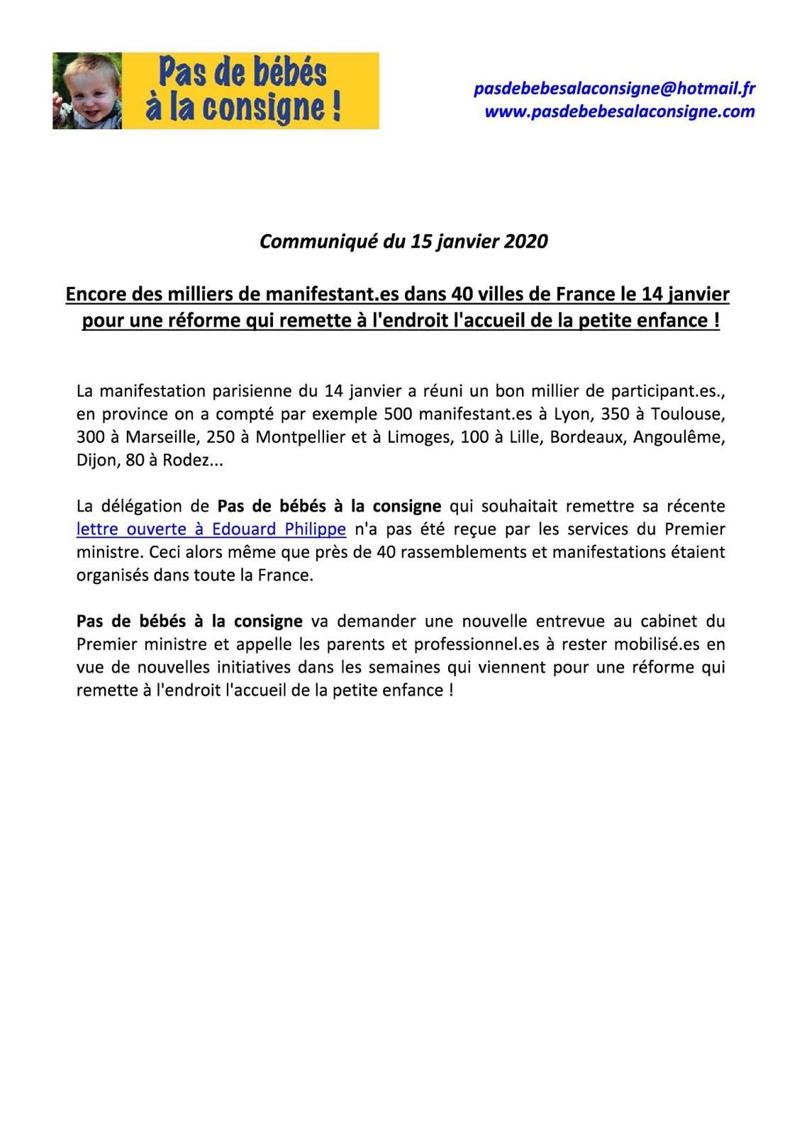 Pas De Bebe A La Consigne Inter 87 Fsu Section Du Conseil Departemental De La Haute Vienne