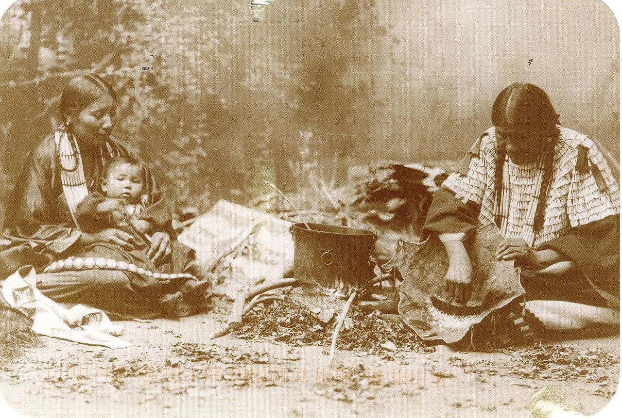 femmes sioux- By Unknown - [1], Public Domain, https://commons.wikimedia.org/w/index.php?curid=11407067