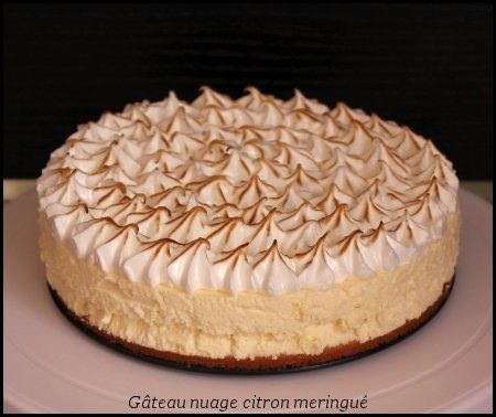 Gateau Nuage Citron Meringue