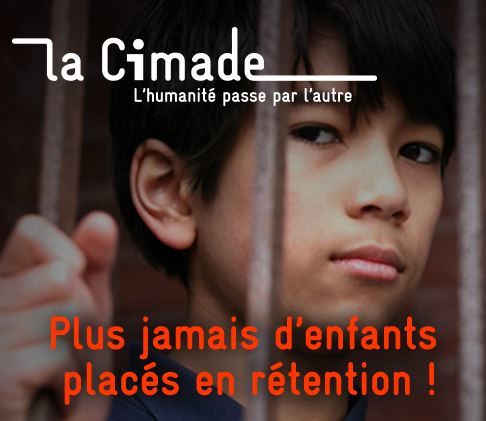 Signer la pétition de la Cimade sur l'enferment des enfants