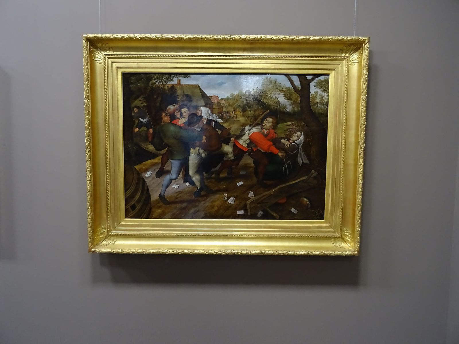 un rixe de paysans de Brueghel