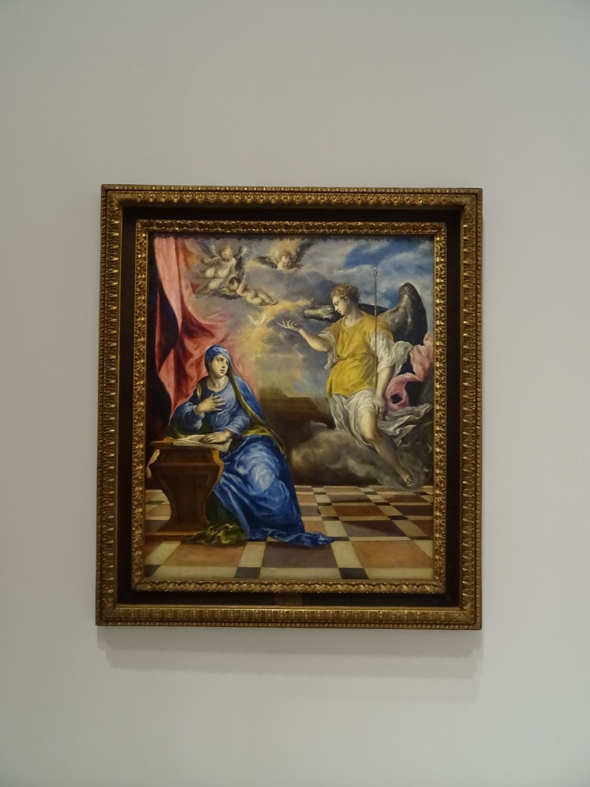 L'Annonciation (vers 1576). Probablement une des dernières toiles peintes en Italie. On y voit l'apport de toute cette période italienne et notamment l'utilisation des couleurs à la vénitienne même si la composition et le dessin doivent beaucoup à Michel-Ange et aux autres grands peintres florentins et romains.
