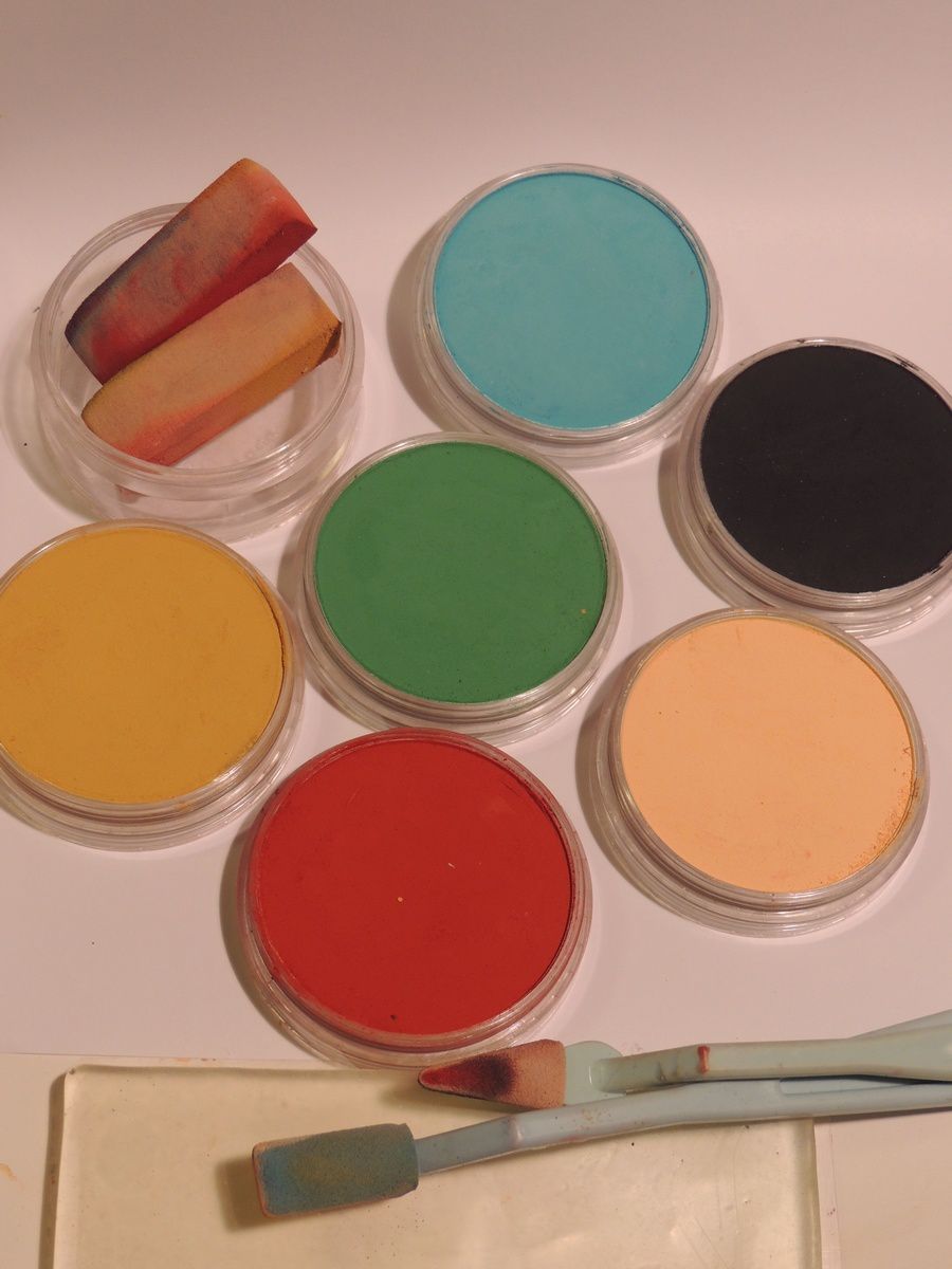 gelliplate pan pastels play - scrapitch