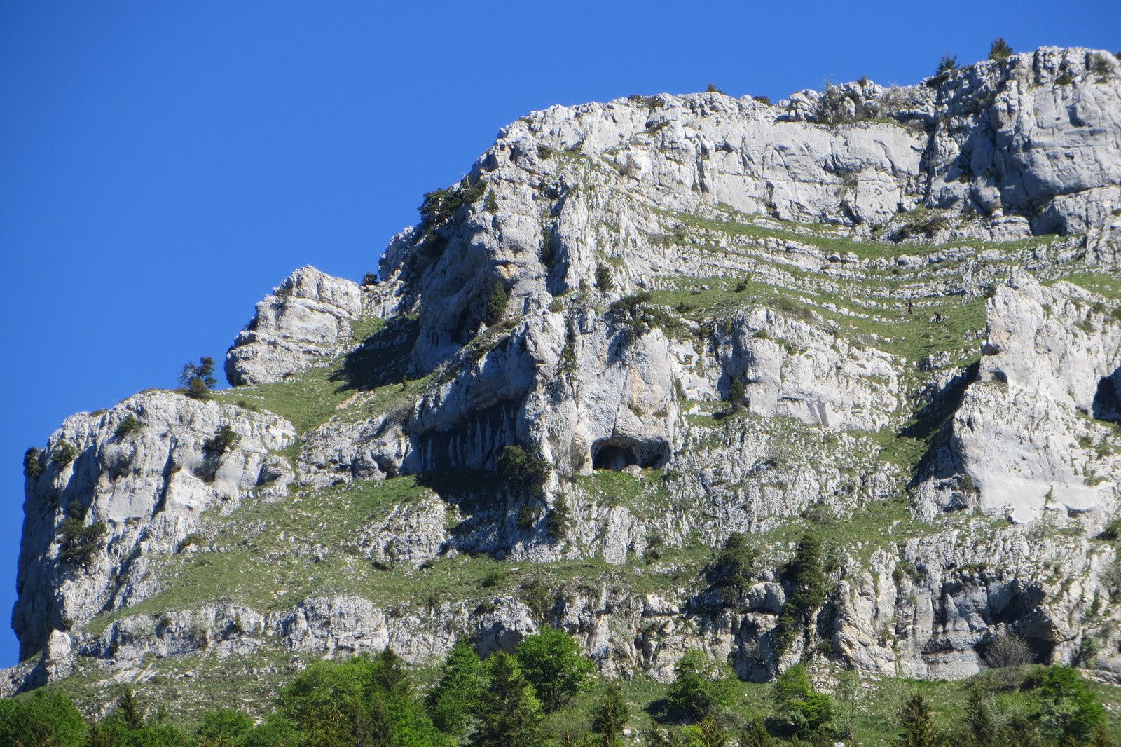 Le Mont Outhéran et le Pas du Cuert (au centre)
