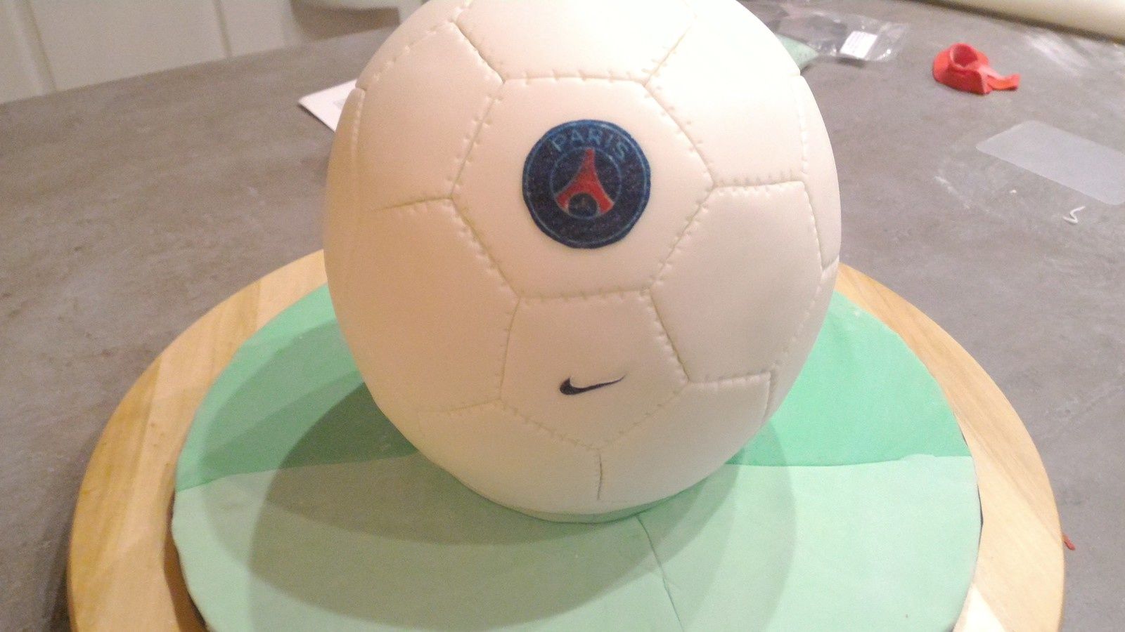 GATEAU BALLON DE FOOT - PSG - DI MARIA - AAcook