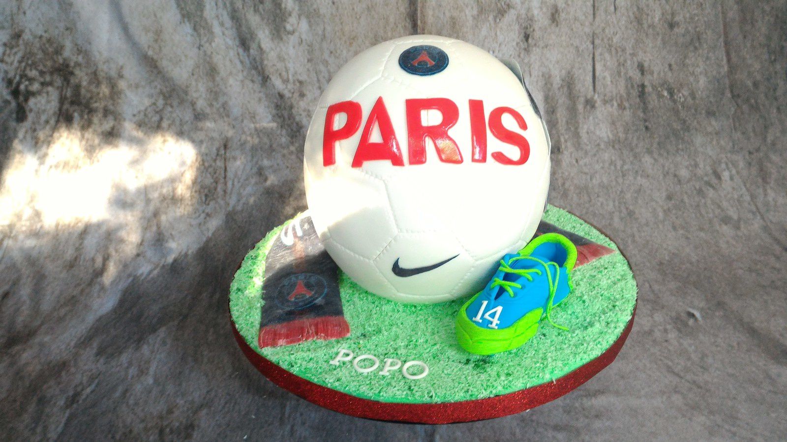 Gateau Ballon De Foot Psg Di Maria cook