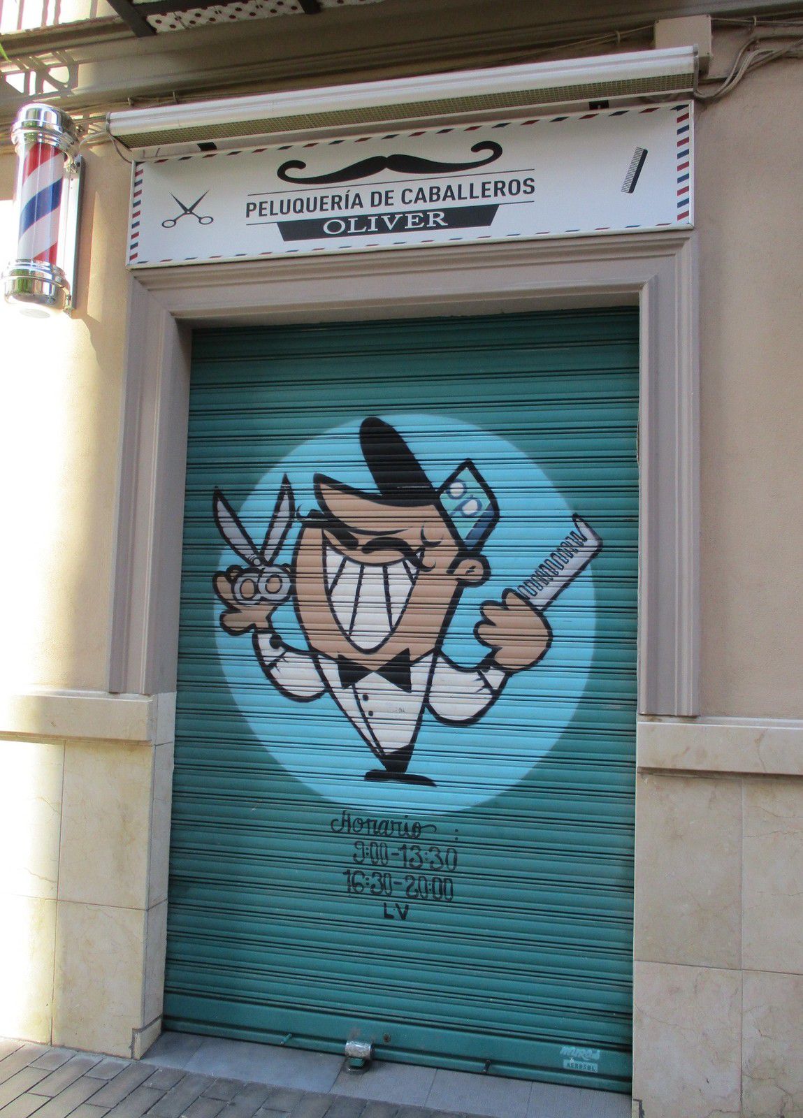 Màlaga - Art de rue dans le quartier dit &quot;Soho&quot;