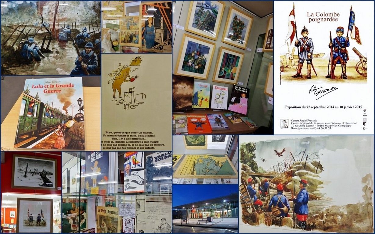 La Colombe poignardée, exposition de Fabian Grégoire à Margny-lès-Compiègne