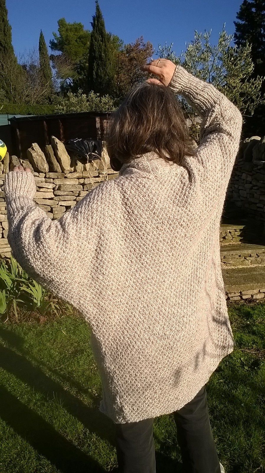 TUTO TRICOT POUR UN GRAND GILET CHAUVE SOURIS. laines passion