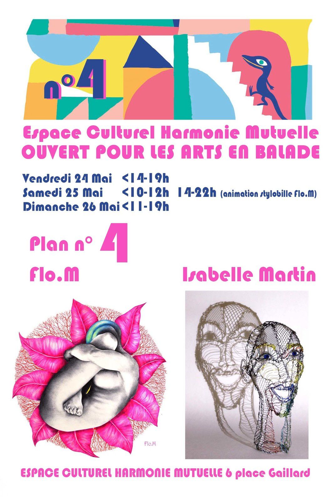 Exposition ClermontFerrand Art Dessin Gravure artiste FloM Atelier stylobille