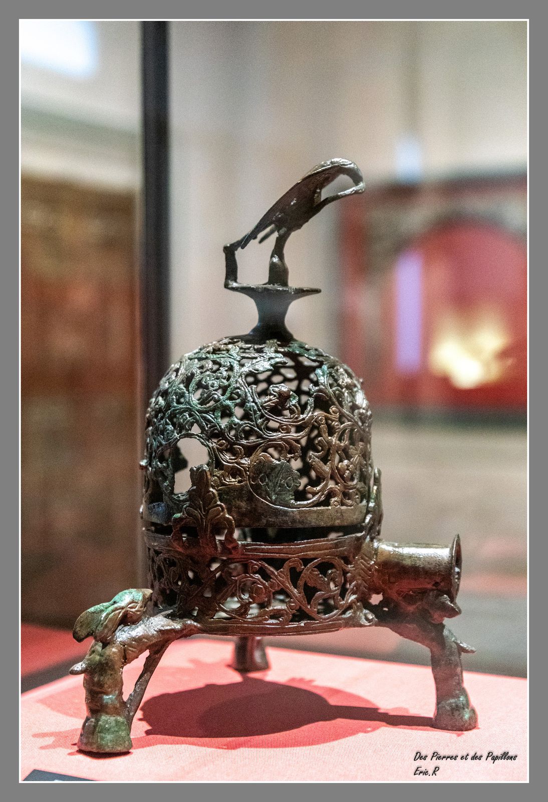 Encensoir / brûle-parfum en alliage de cuivre, Egypte, 8 éme-9 éme siècle