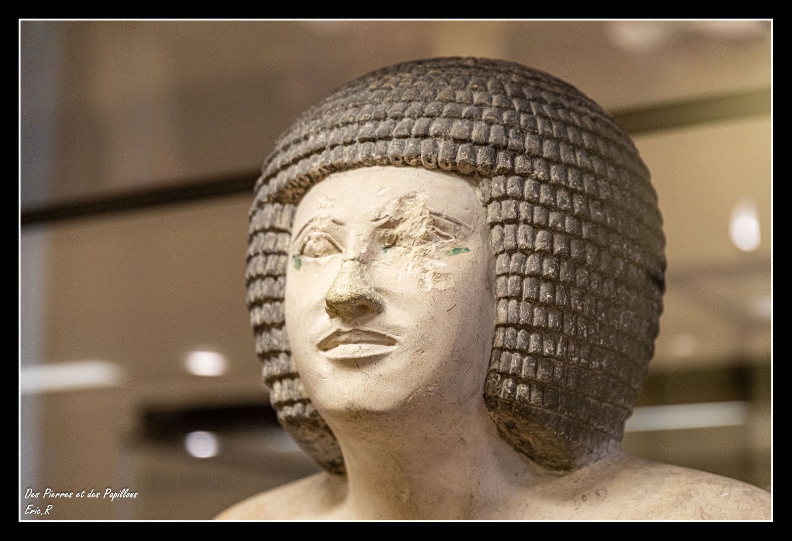 Détail de statues de Sépa "grands des dizaines du Sud", 3 éme dynastie