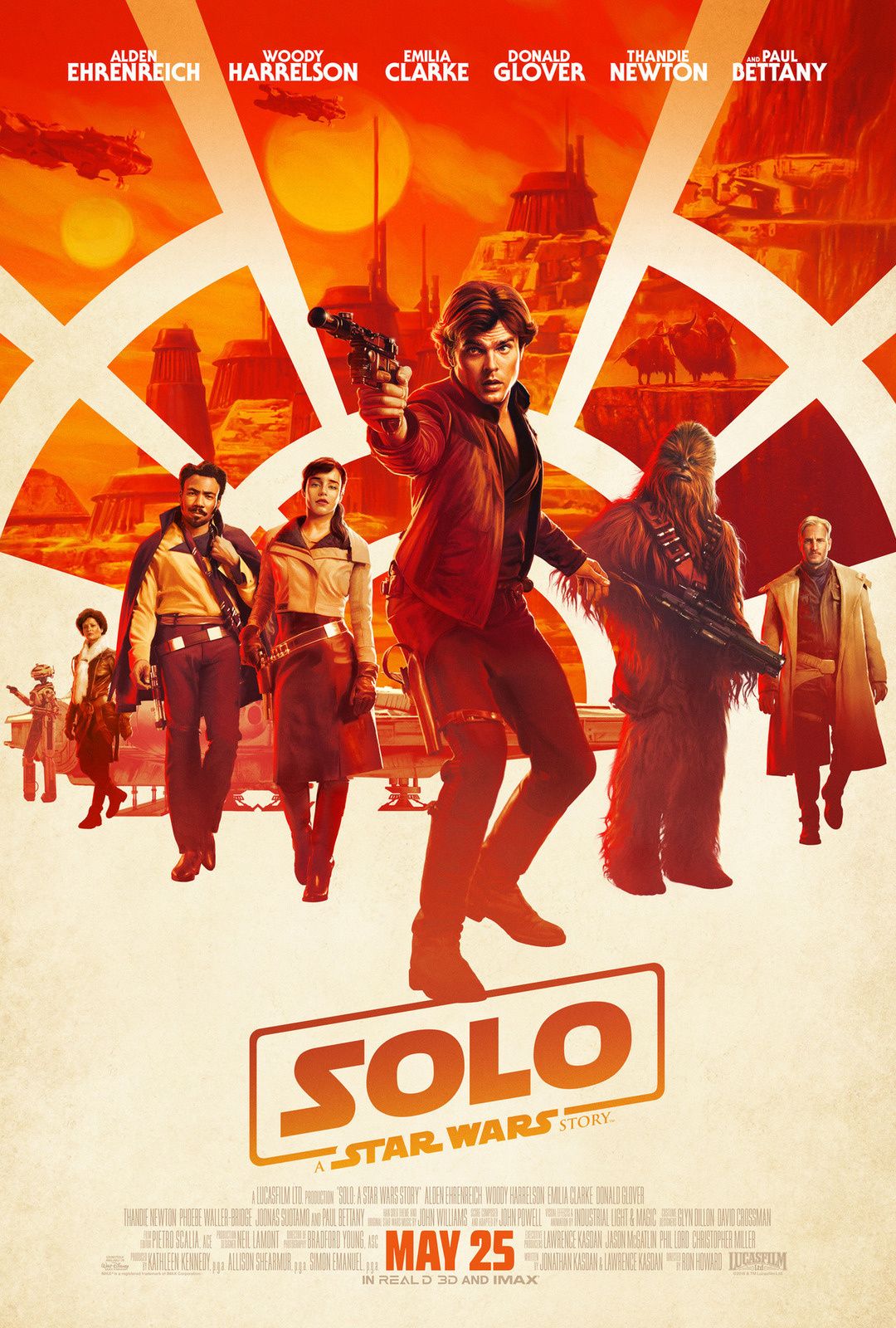 L'affiche de Solo - A Star Wars Story !