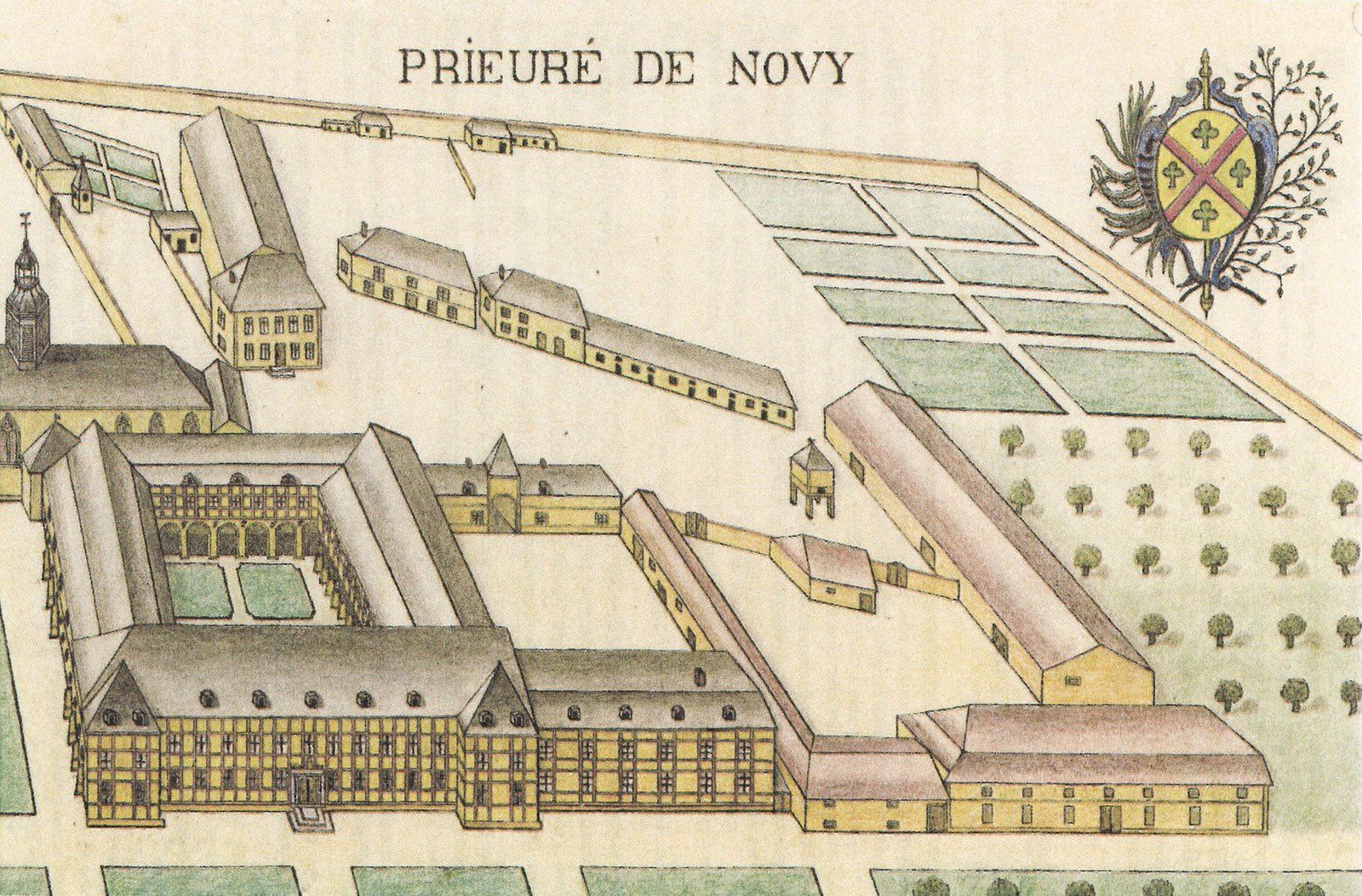 Le prieuré de Novy à Novy-Chevrières