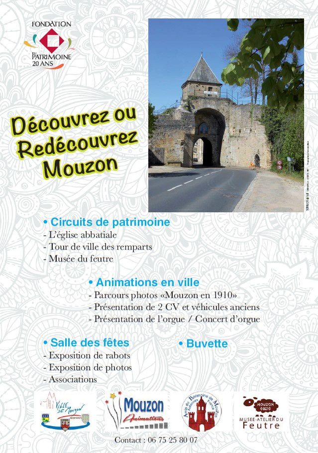 La fondation du patrimoine met Mouzon à l'honneur le 19 juin 2016