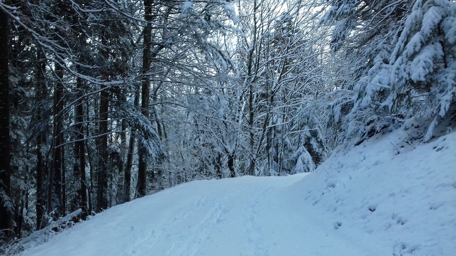 16 décembre 2017 - VTT dans la neige