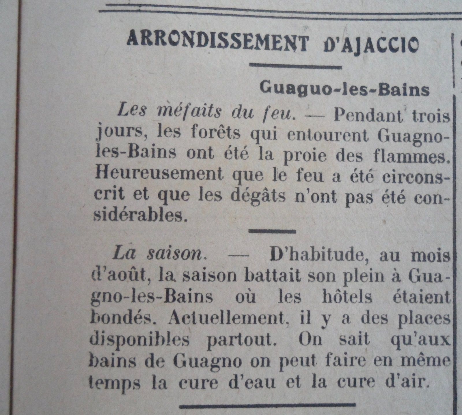 Les Poggiolais contre les incendies