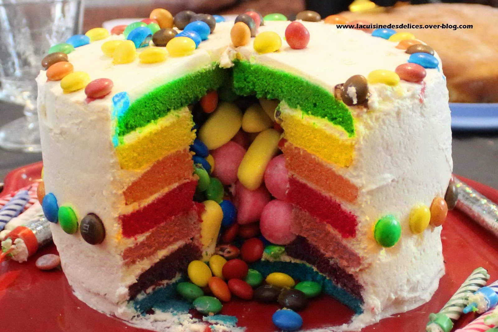 Rainbow Cake Pinata La Cuisine Des Delices