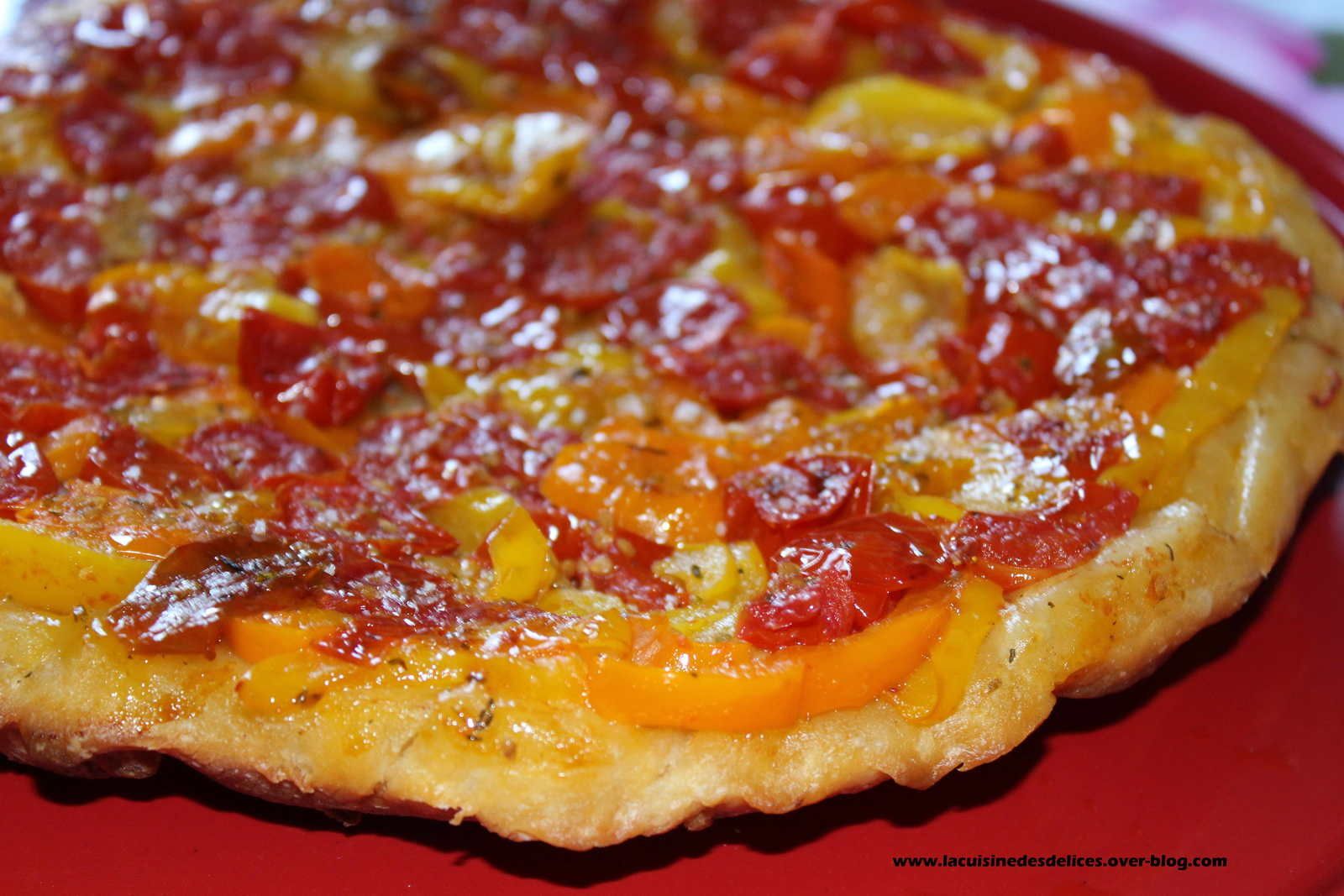 Tarte Tatin Tomates Cerises Et Poivrons La Cuisine Des Delices