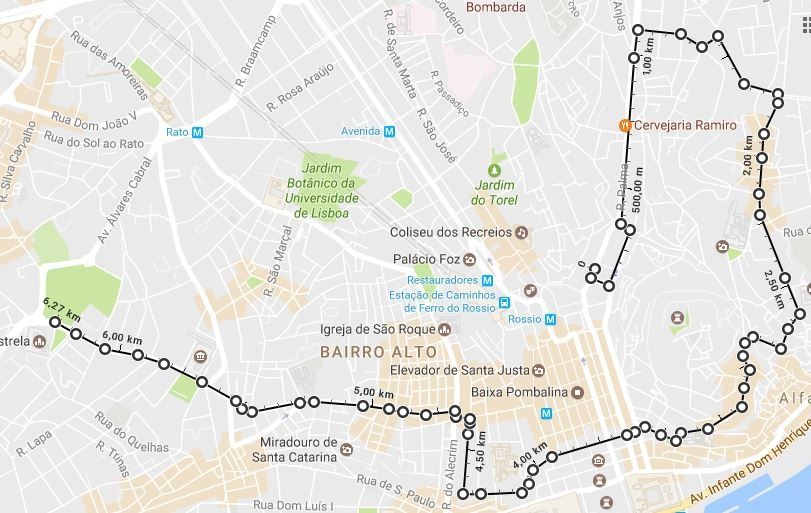 Le tram 28E de Lisbonne, de Martim Moniz à Estrela Les Randos de Caco