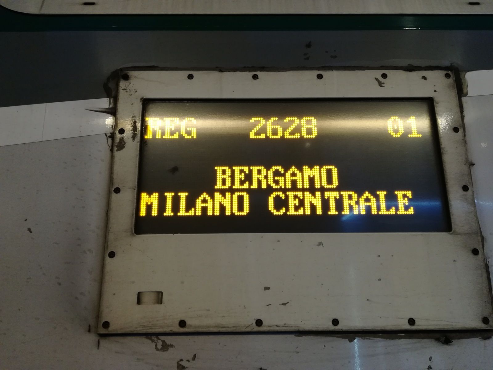Treno Bergamo Milano Centrale