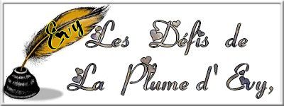 défis écriture plume d'Evy