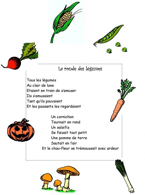 Chanson Tous Les Legumes Paroles - Mon Blog Jardinage