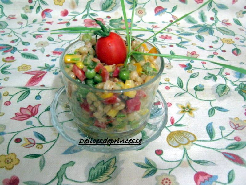 SALADE DE BLÉ AUX LÉGUMES