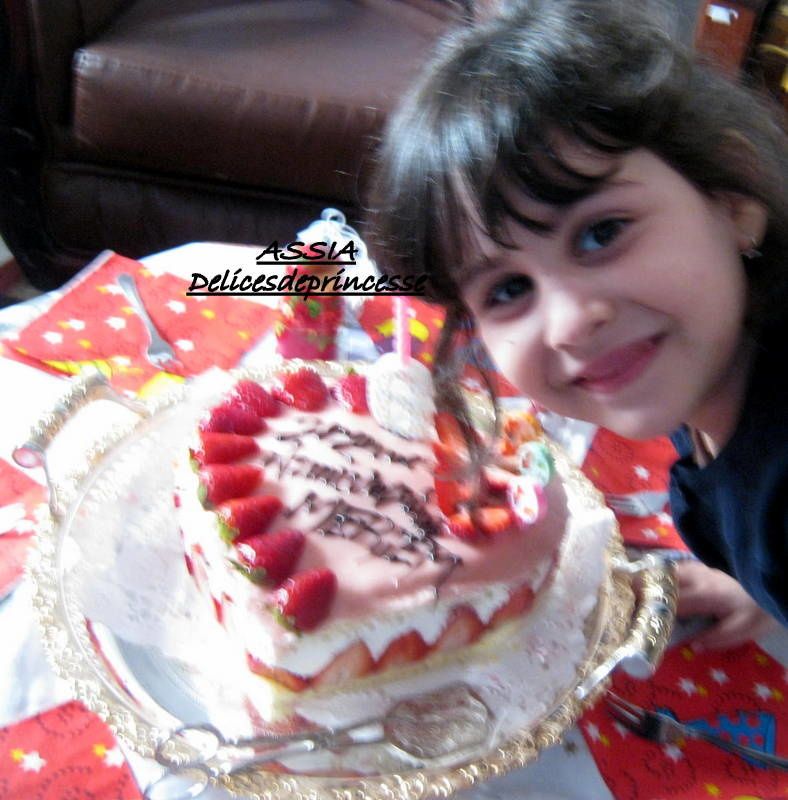 FRAISIER D'ANNIVERSAIRE