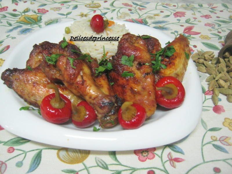 AILES DE POULET AUX ÉPICES ET SAUCE SOJA