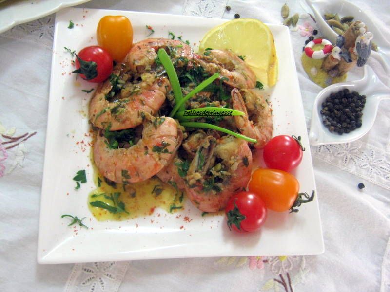 CREVETTES A L'AIL