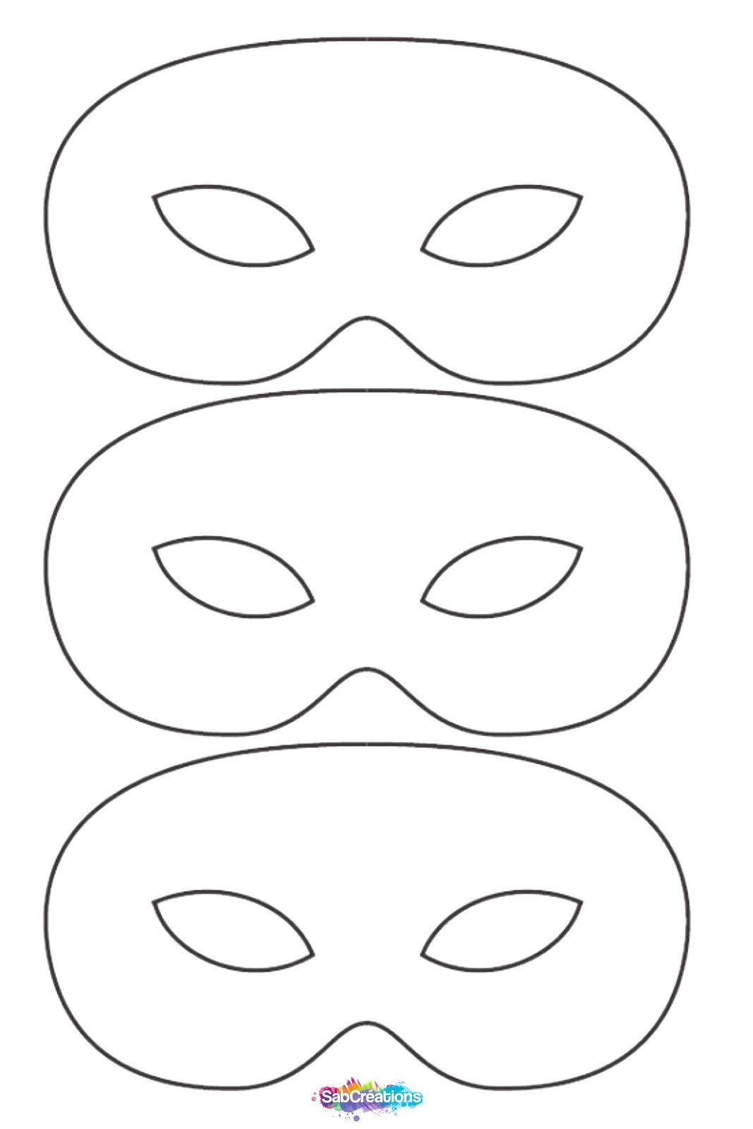 Dessin De Masque De Carnaval Facile Masques de carnaval - Simple et facile - Atelier créatif enfant -  SabCreations - SabCréations | Sabrina Pilarz