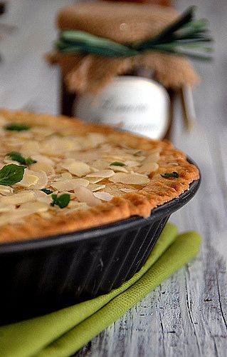  torta frangipane alle fragole e menta