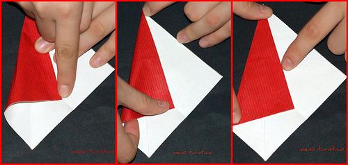 Babbo Natale e l'origami - Menuturistico