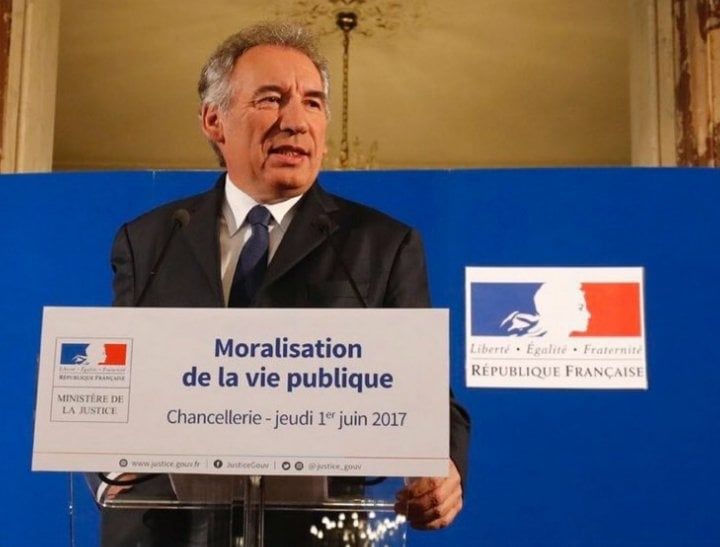 François Bayrou, patron du Modem et ex-ministre macronien de la Justice mis en examen