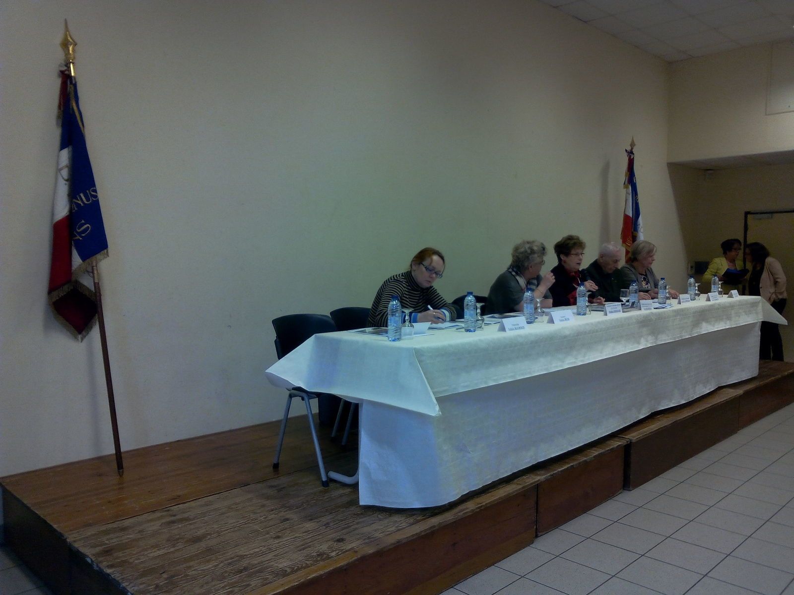 Le Cercle Jean Moulin, avec Grégory Baudouin, Président, au congrès de l'ADIRP 71, avec Anita Baudouin, Pres. Del. ADIRP71 Sec. Gen. FNDIRP