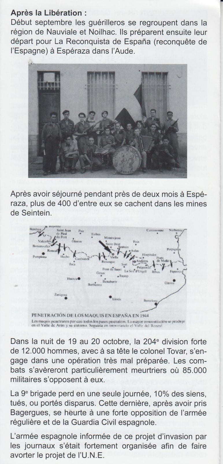 A la une : Jean Costumero, auteur de "de Decazeville au Val d'Aran, dans les pas d'un Guerillero Espagnol combattant pour la France 39-45